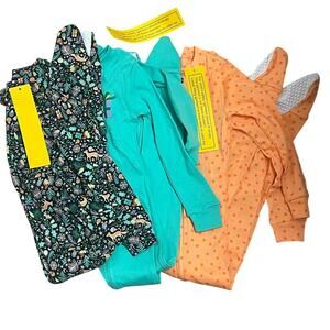 Amazon Essentials Footed Full Zip Sleepers NEW Size 3T Grippy Lot of 3